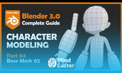04 Blender 3 0 Character Modeling Tutorial Base Mesh Modeling 2 2022