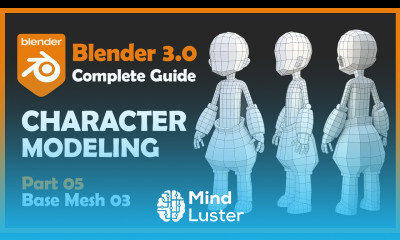 05 Blender 3 0 Character Modeling Tutorial Base Mesh Modeling 3 2022