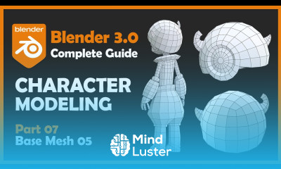 07 Blender 3 0 Character Modeling Tutorial Base Mesh Modeling 5 2022