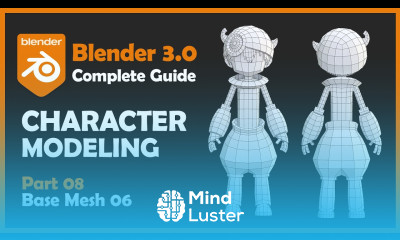 08 Blender 3 0 Character Modeling Tutorial Base Mesh Modeling 6 2022
