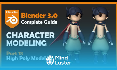 18 Blender 3 0 Character Modeling Tutorial High Poly Modeling 10 2022