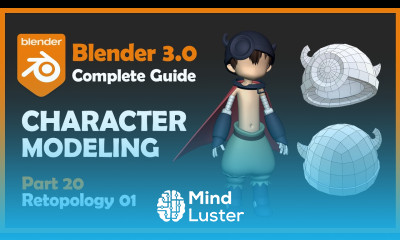 20 Blender 3 0 Character Modeling Tutorial Retopology 01 2022