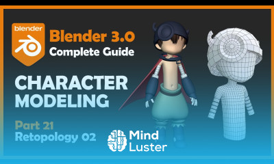 21 Blender 3 0 Character Modeling Tutorial Retopology 02 2022