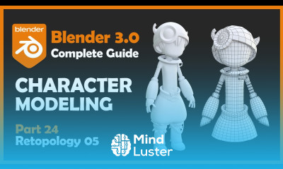 24 Blender 3 0 Character Modeling Tutorial Retopology 05 2022