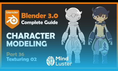 36 Blender 3 0 Character Modeling Tutorial Texturing 02 2022