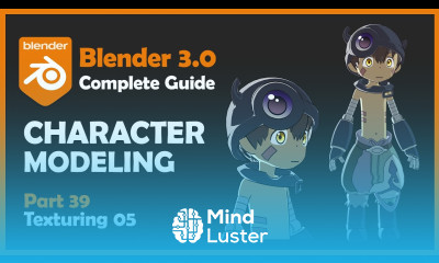 39 Blender 3 0 Character Modeling Tutorial Texturing 05 2022