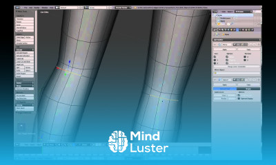 Part 8 24 Blender anime character modeling tutorial Legs