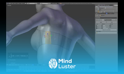 Part 15 24 Blender anime character modeling tutorial Cloth