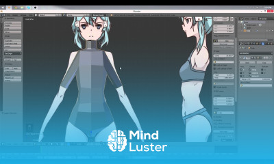 Part 2 40 Anime Character 3D Modeling Tutorial II Basemesh