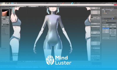 Part 4 40 Anime Character 3D Modeling Tutorial II Body Sculpting