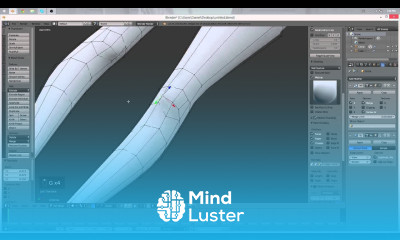 Part 5 40 Anime Character 3D Modeling Tutorial II Legs