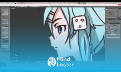 Part 7 40 Anime Character 3D Modeling Tutorial II Face Outline