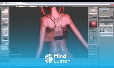 Part 20 40 Anime Character 3D Modeling Tutorial II Underwear