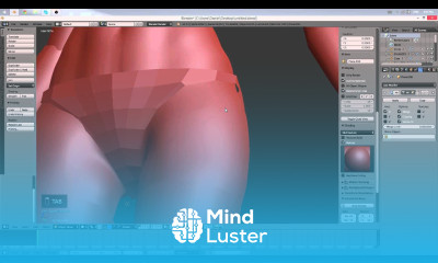 Part 21 40 Anime Character 3D Modeling Tutorial II Underwear