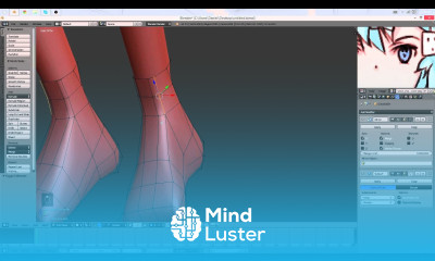 Part 23 40 Anime Character 3D Modeling Tutorial II Feet