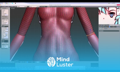 Part 24 40 Anime Character 3D Modeling Tutorial II Attaching Parts