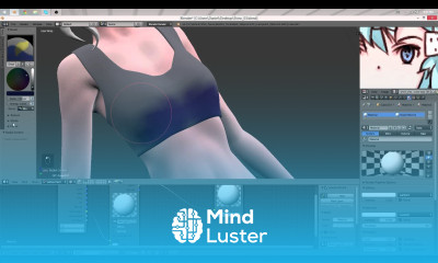 Part 26 40 Anime Character 3D Modeling Tutorial II Simple Texturing