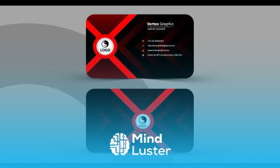 How to Design Attractive Business Card Design in Photoshop Cc Business Card Vertex Graphic