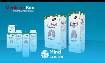 How to Design Medicine Syrup Box in Illustrator Cc Medicine Packing Design Vertex Graphic