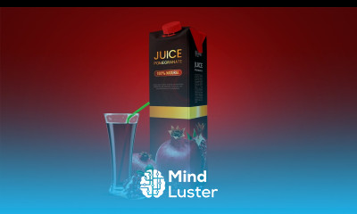 How to Product Packaging Design Pomegranate Juice Photoshop Tutorial