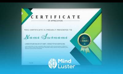 How To Design CERTIFICATE in Photoshop Cc Academic Certificate Design Vertex Graphic