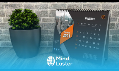 New Year Calendar Design Desk Calendar Design in Illustrator Cc Vertex Graphic