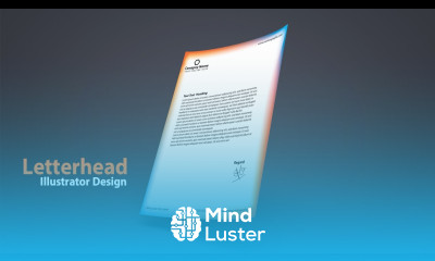 How to Create Professional Letterhead in Illustrator Cc Design Letterhead Vertex Graphic
