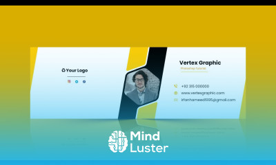 How to Design Email Signature banner in Photoshop Cc Email Signature design Vertex Graphic