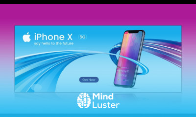 How To Create Advertising Website Banner In Adobe Photoshop Vertex Graphic