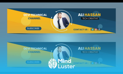 How To Make YouTube Channel Art in Photoshop Cc Creative YouTube Channel Art Vertex Graphic