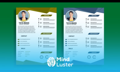 Make Professional CV Create Resume in Adobe Photoshop Vertex Graphic