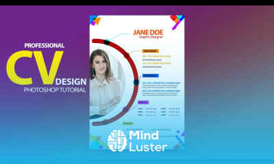 How to Make Professional CV by Using Photoshop Cc CV Design Vertex Graphic