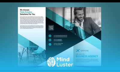 How to Design Tri Fold Brochure In Adobe Photoshop Cc Business Brochure Design Vertex Graphic