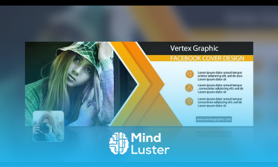 How To Make Creative Facebook Cover Design Photoshop Tutorial Facebook banner Vertex Graphic
