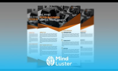 Creative A4 Flyer Design Photoshop CC Tutorial Flyer Design Vertex Graphic