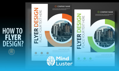 How To Design A Professional Flyer Flyer Illustrator Tutorial Vertex Graphic