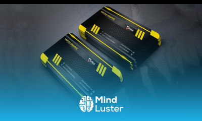 How to Business Card Design in Illustrator Id Card Vertex Graphic