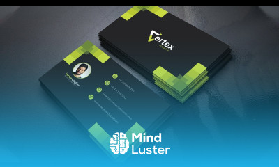 Creative Business Card Design in Illustrator cc Professional Business Card Vertex Graphic