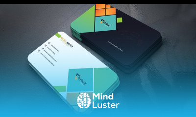 How to Design Business Card in Adobe Illustrator II Company Business Card II Vertex Graphic