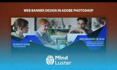 How To Create Professional Web Banner Design Photoshop Cc Tutorial Vertex Graphic