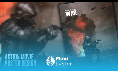 How To Design Action Movie Poster in Photoshop Movie Poster Design Vertex Graphic