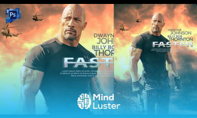 How to Make Action Movie Poster in Photoshop Cc Poster Design Vertex Graphic