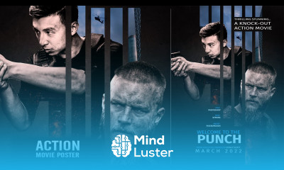 Action Movie Poster Design in Photoshop Photomanipulation Vertex Graphic