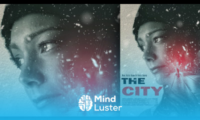 The City Poster Design in Photoshop Double Exposure Vertex Graphic