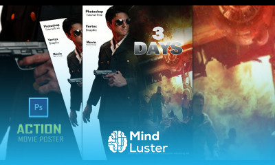Learn Action Movie Poster Design in Photoshop Explosion Movie Poster ...