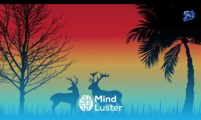 tutorial easy drawing landscape vector in adobe illustrator