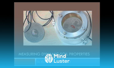 CEEN 641 Lecture 5B BONUS Content on Using Dynamic Methods to Obtain Elastic Properties of Soil