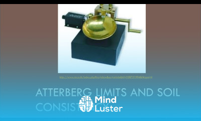 CEEN 341 Lecture 4 Atterberg Limits and Soil Consistency