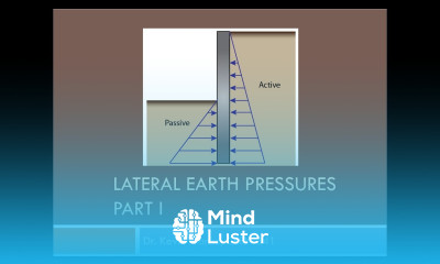 CEEN 341 Lecture 23 Lateral Earth Pressures Part I