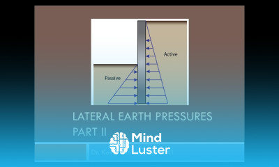 CEEN 341 Lecture 24 Lateral Earth Pressures Part II